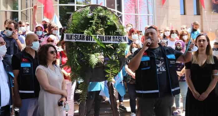 Eskişehir'de alkışlı protesto: "Zulüm başladı!"