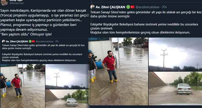 Eskişehir'de Başkanlar sosyal medya üzerinden atışıyor!