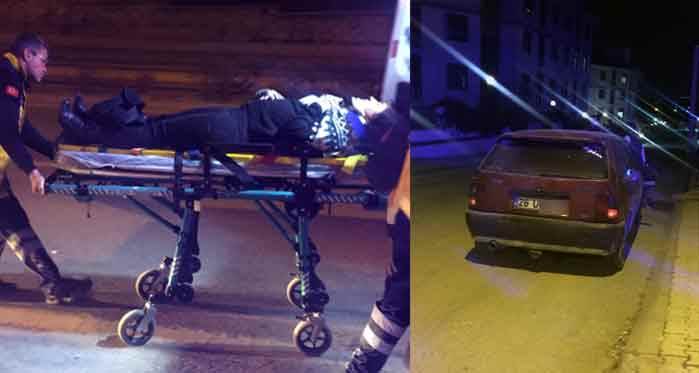 Eskişehir'de bisikletli kadına otomobil çarptı