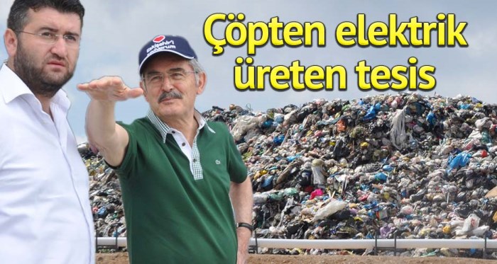 Eskişehir'de çöpten elektrik üreten tesis