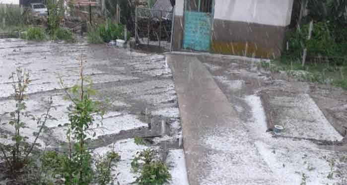 Eskişehir'de dolu yağışı şoku!