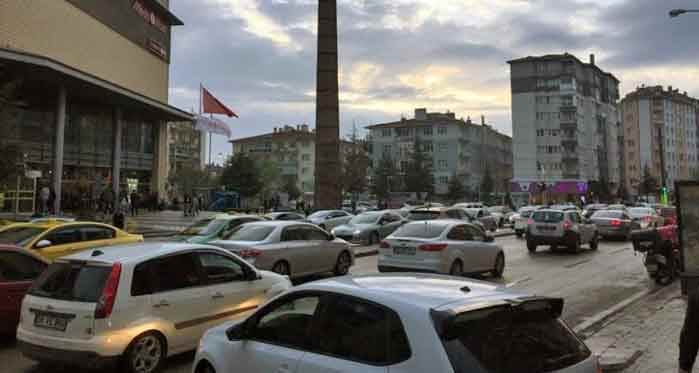 Eskişehir'de isyan ettiren trafik