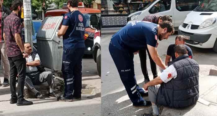 Eskişehir'de kaldırımdan düşüp yaralandı, yaptığı ile şaşırttı!