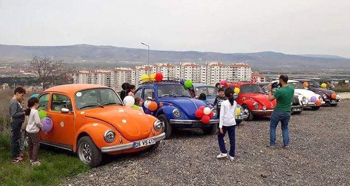 Eskişehir'de kimsesiz çocuklar için konvoy