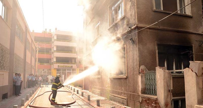 Eskişehir'de korkutan yangın