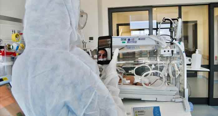 Eskişehir'de koronavirüse yakalanan hamile kadının bebeği...
