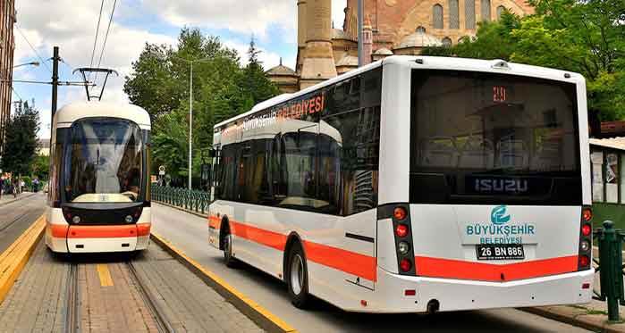 Eskişehir’de önemli ulaşım duyurusu: İki gün tramvay ve otobüsler…