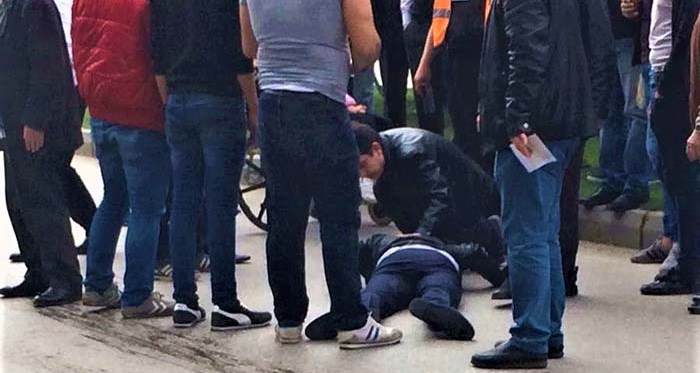 Eskişehir'de otomobilin çarptığı kişi yaralandı