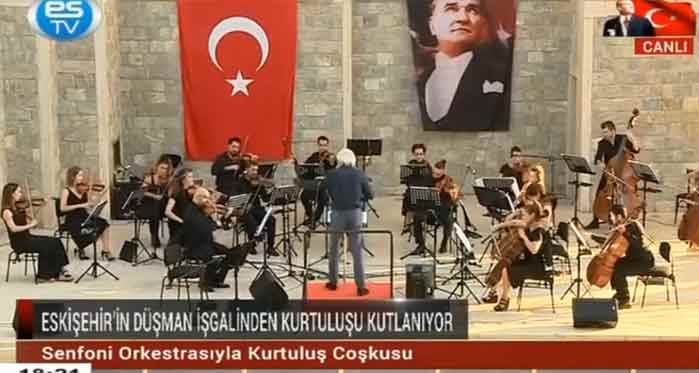 Eskişehir'de Senfoni Orkestrası ile kurtuluş coşkusu