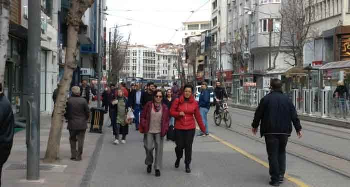 Eskişehir'de sokaklar bir anda dolunca...