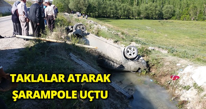 Eskişehir'de takla atan araçta 5 kişi yaralandı