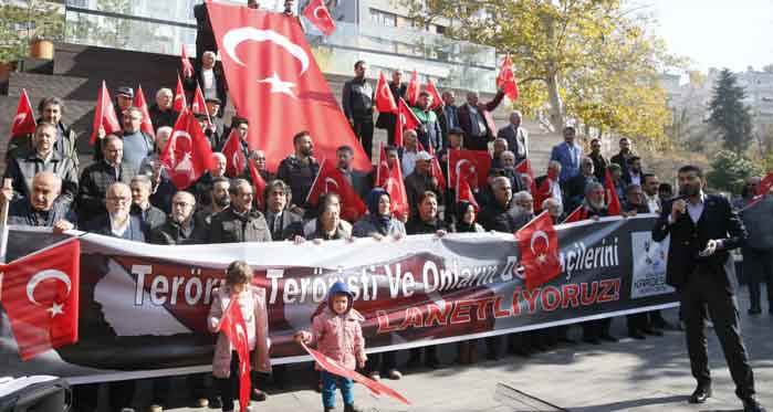 Eskişehir'de terör protestosu