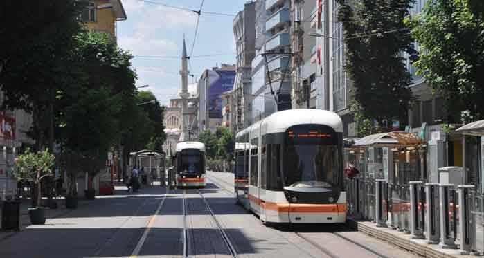 Eskişehir'de tramvaylar onlar için çalıştı