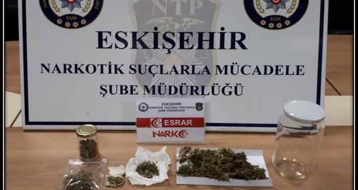 Eskişehir'de uyuşturucu operasyonu: 5 şüpheli yakalandı