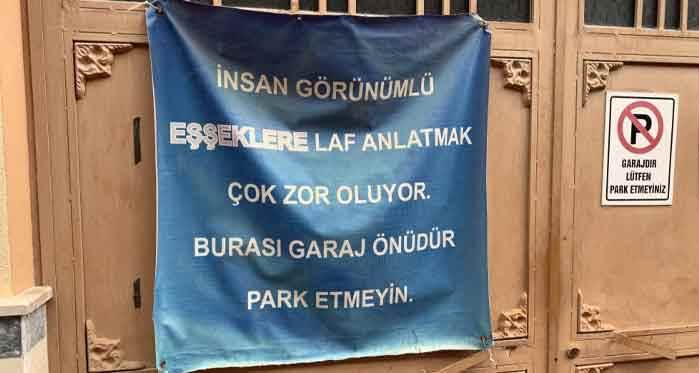 Eskişehir'de vatandaşın pankartlı isyanı