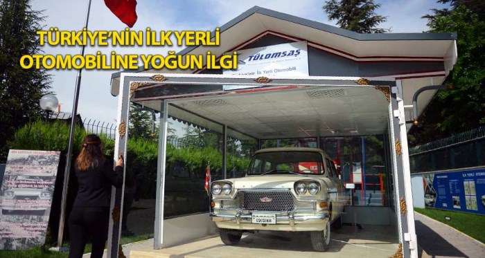 Eskişehir'deki ilk yerli otomobile yoğun ilgi