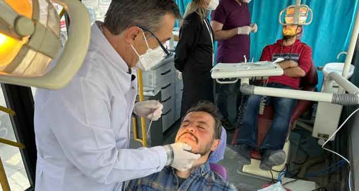 Eskişehir’den deprem bölgesine diş sağlığı hizmeti  