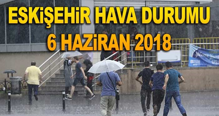 Eskişehir Hava Durumu (6.6.2018)
