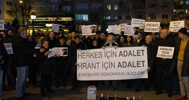 Eskişehir Hrant Dink'i unutmadı