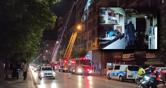 Eskişehir'i ayaklandıran yangın: Apartman tahliye edildi!
