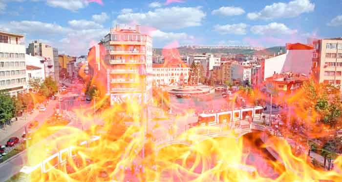 Eskişehir'in 7 milyon lirası "yandı"