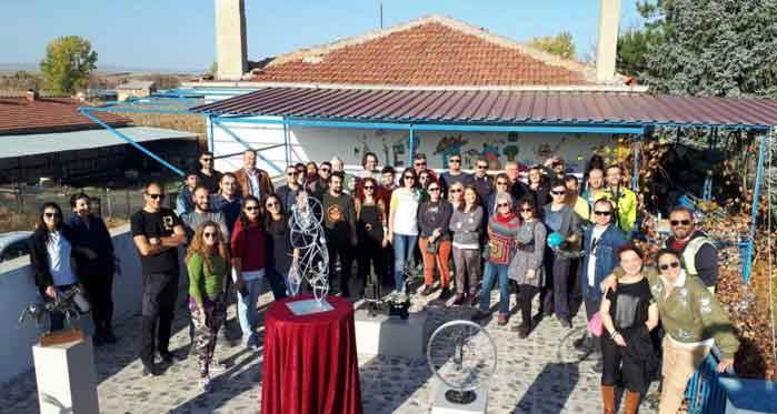 Eskişehir'in bisiklet tutkunları bir araya geldi