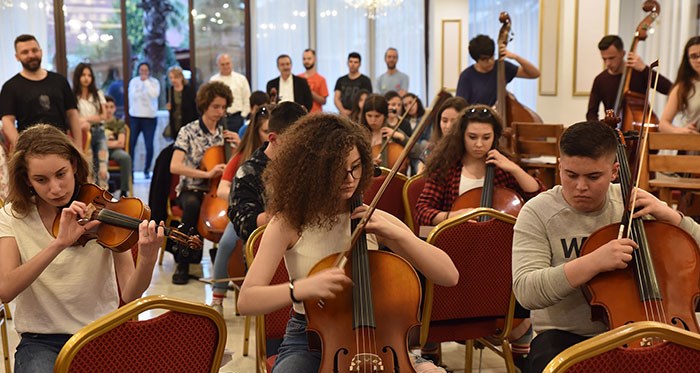 Eskişehir'in çocuk senfonisi Tiran'da