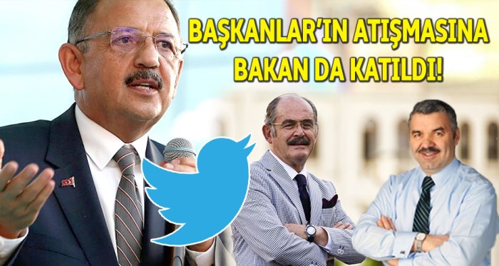 Eskişehir Kayseri Twitter atışmasına Bakan da katıldı