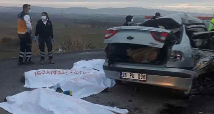 Eskişehir plakalı araçta can pazarı: 6 ölü, 3 yaralı!