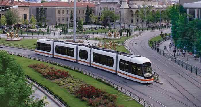 Eskişehir Tramvay Güzergahı 2021