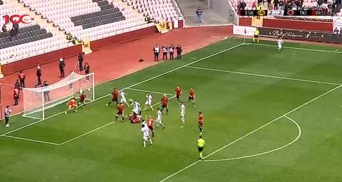 Eskişehirspor - Ankara TKİ: 2 - 2 (Geniş maç özeti)
