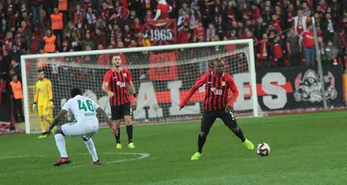 Eskişehirspor - Denizlispor: 1-1 Maç sonucu
