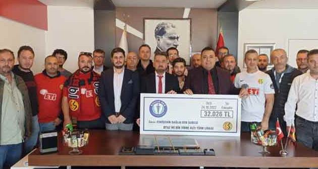 Eskişehirspor'a anlamlı destek