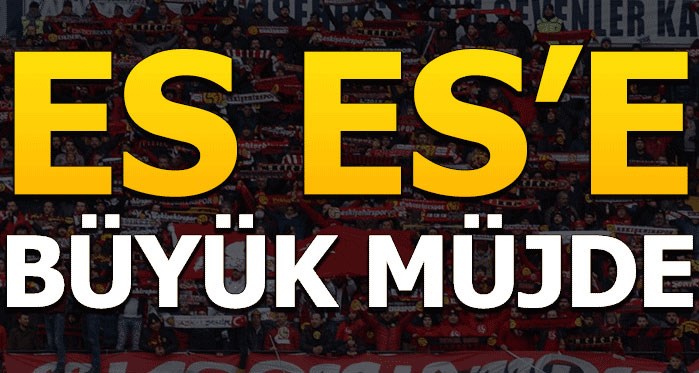 Eskişehirspor'a müjdeli haber...