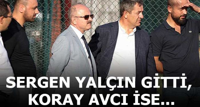 Eskişehirspor'da Sergen Yalçın gitti, Koray Avcı ise...