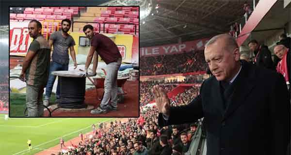 Eskişehirspor'dan Cumhurbaşkanı Erdoğan'a teşekkür