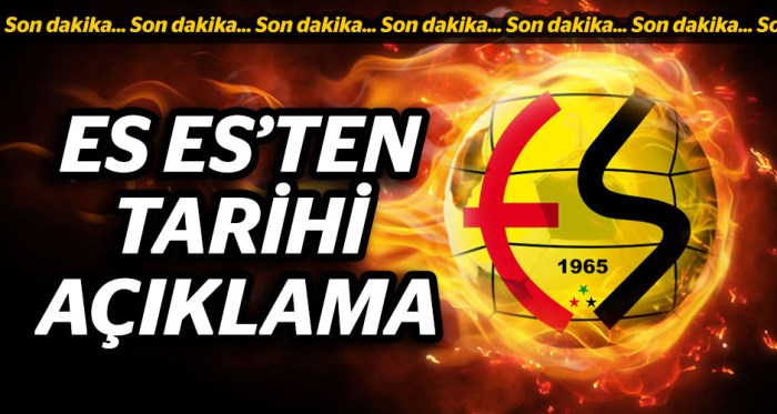 Eskişehirspor'dan tarihi açıklama!