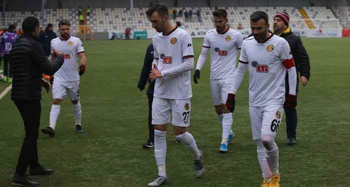 Eskişehirspor'un galibiyet hasreti 6 maça çıktı!