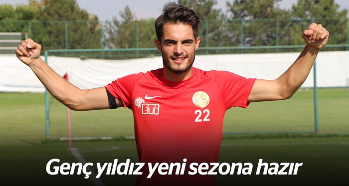 Eskişehirspor'un genç yıldızı yeni sezona hazır