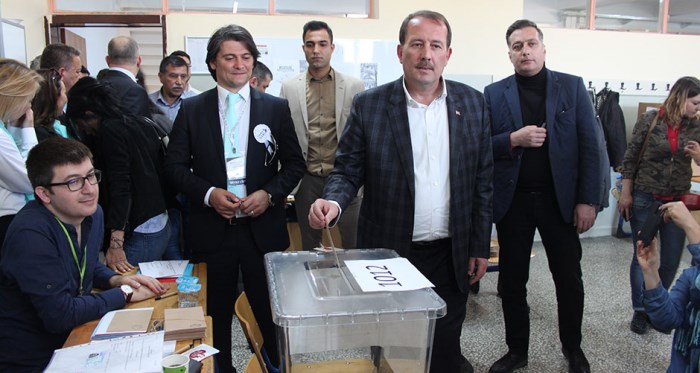 ETO seçimlerinde Karacan oyunu kullandı