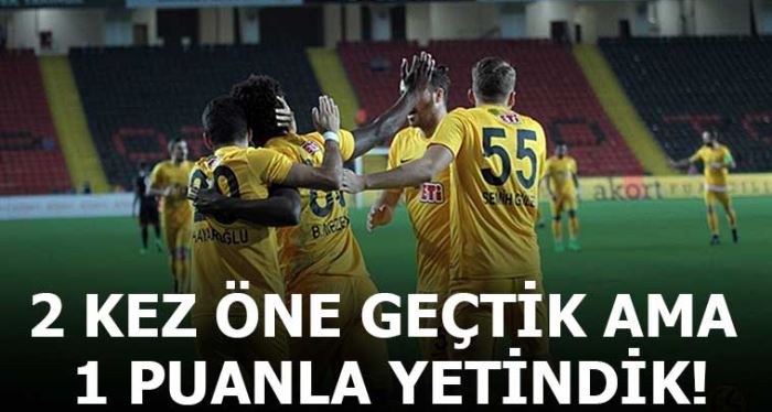 Gazişehir Gaziantep: 2 - Eskişehirspor: 2