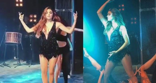 Hande Erçel'in dansı sosyal medyayı salladı