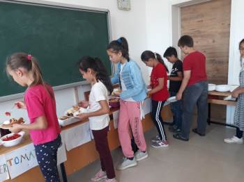 Hisarcık Atatürk İlkokulunda İngilizce Kahvaltı
