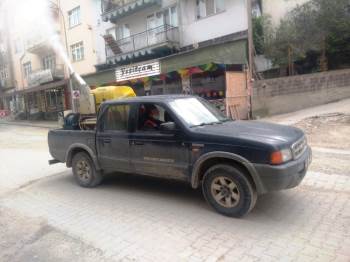 Hisarcık Belediyesi’Nden Cadde Ve Sokakları Dezenfekte Çalışması

