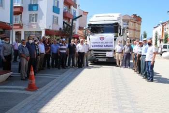 Hisarcık Belediyesi Yangın Bölgesine Yardım Tırı Gönderdi
