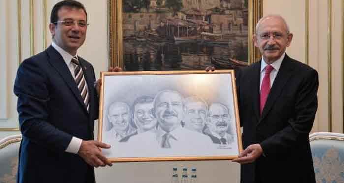İmamoğlu'ndan Kılıçdaroğlu'na Büyükerşen'li hediye