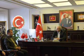 Karkamış Belediye Başkanı Doğan, Başkan Bakkalcıoğlu İle Bir Araya Geldi
