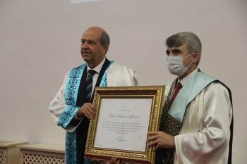 Kktc Cumhurbaşkanı Ersin Tatar’A “Fahri Doktora" Unvanı
