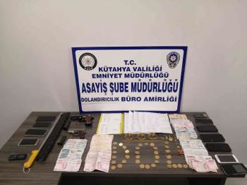 Kütahya’Da 8 Dolandırıcılık Şüphelisi Gözaltına Alındı

