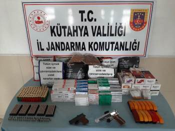 Kütahya’Da Kaçak Mühimmat Ve Tütün Kaçakçılığı Operasyonu
